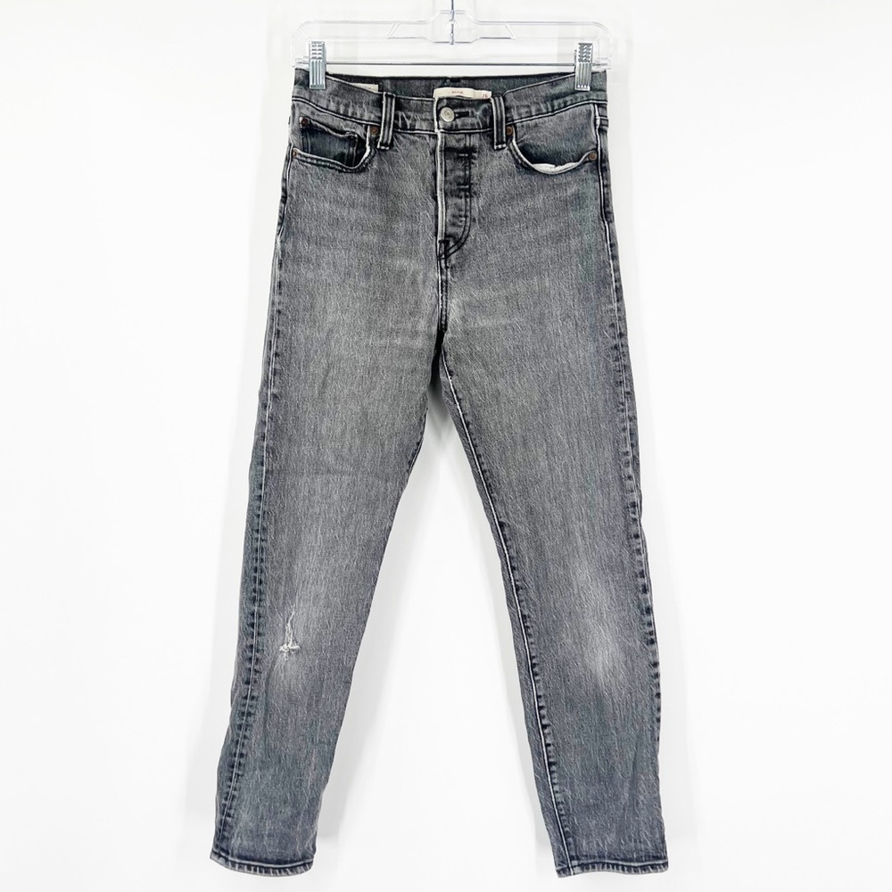 Levi’s Wedgie Button Fly Jeans Gray